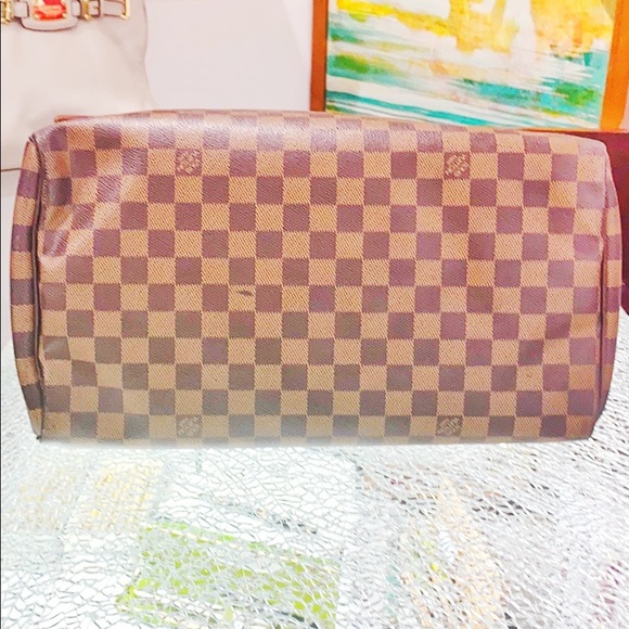 💯Authentic Louis Vuitton Speedy 35 Damier Ebene - Picture 6 of 16